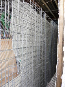 ラスモルタル型枠下地
